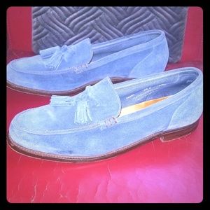 Ralph Lauren Purple Label Blue Chessington Suede